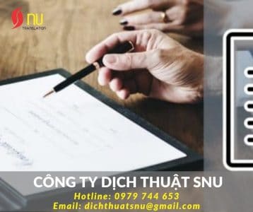 SNU là công ty dịch thuật ở Hà Nội